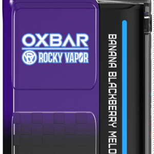 rocky vapor oxbar m20k disposable vape banana blackberry melon