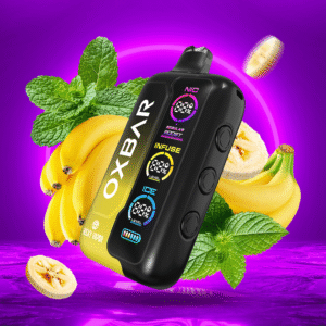 rocky vapor oxbar tri fusion disposable vape banana ice