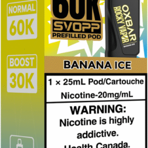 rocky vapor oxbar svopp 60k pod pack banana ice