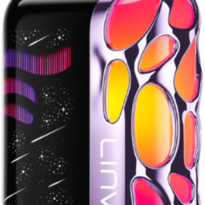 linvo rave 60000 pro disposable vape blackberry cherry