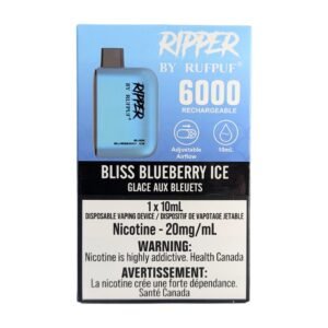 rufpuf ripper 6000 disposable bliss blueberry ice