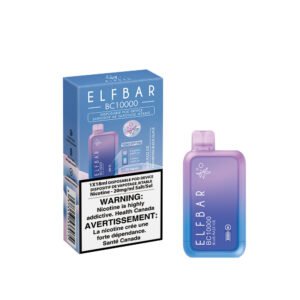 elf bar bc10000 disposable vape blue razz ice