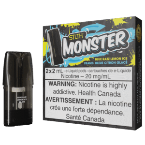 stlth monster pod pack blue razz lemon ice