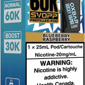 rocky vapor oxbar svopp 60k pod pack blueberry raspberry