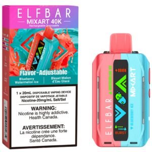 elf bar mixart 40k disposable vape blueberry watermelon ice