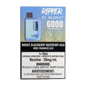 rufpuf ripper 6000 disposable boujee blackberry raspberry acai