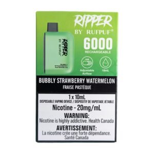 rufpuf ripper 6000 disposable bubbly strawberry watermelon