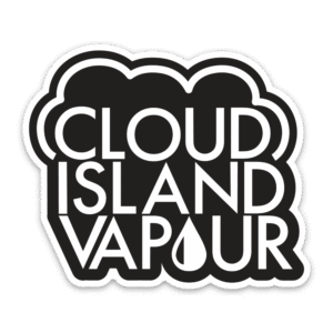 sticker cloud island vapour