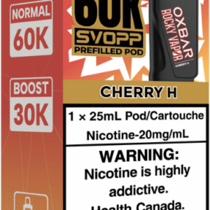 rocky vapor oxbar svopp 60k pod pack cherry h