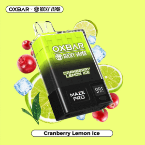 rocky vapor oxbar maze pro disposable cranberry lemon ice