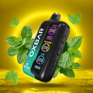 rocky vapor oxbar tri fusion disposable vape double mint