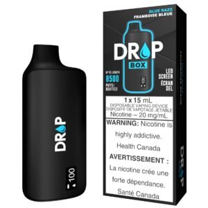 drop box disposable blue razz