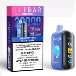 elf bar gh20000 disposable vape blueberry pear