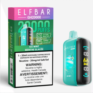 elf bar gh20000 disposable vape ice mint