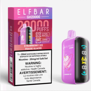 elf bar gh20000 disposable vape strawberry ice