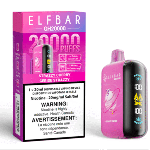 elf bar gh20000 disposable vape strazzy cherry