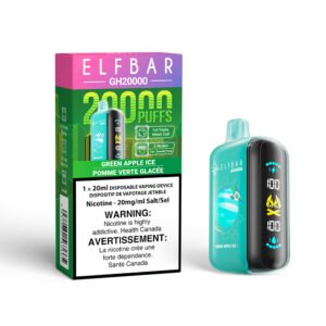 elfbar gh20000 green apple ice