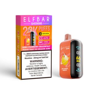 elfbar gh20000 sour strawberry dragonfruit