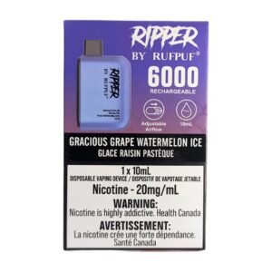 rufpuf ripper 6000 disposable gracious grape watermelon ice