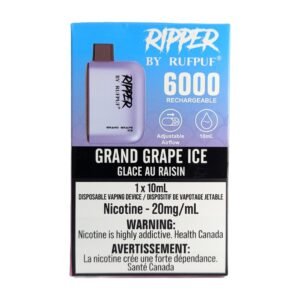 rufpuf ripper 6000 disposable grand grape ice