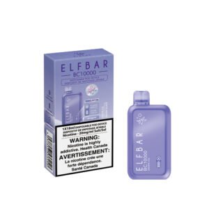 elf bar bc10000 disposable vape grape ice