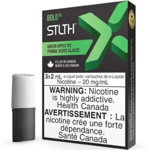 stlth x pod pack green apple ice