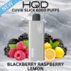 BLACKBERRY RASPBERRY LEMON- HQD SLICK – 6000 PUFFS import placeholder for 85581