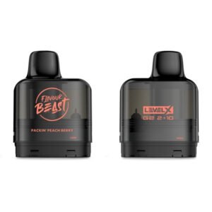 flavour beast level x g2 pod packin' peach berry