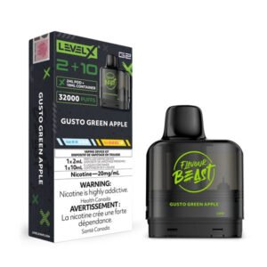 flavour beast level x g2 pod gusto green apple