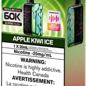 linvo rave 60000 pro disposable vape apple kiwi ice