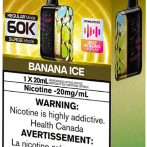 linvo rave 60000 pro disposable vape banana ice