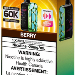 linvo rave 60000 pro disposable vape berry