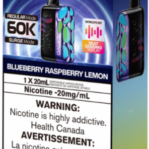 linvo rave 60000 pro disposable vape blueberry raspberry lemon