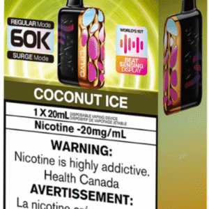 linvo rave 60000 pro disposable vape coconut ice