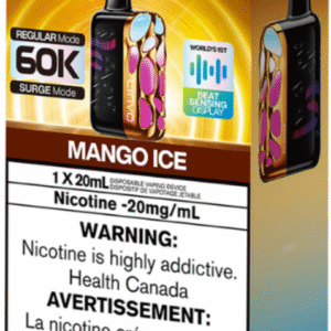 linvo rave 60000 pro disposable vape mango ice