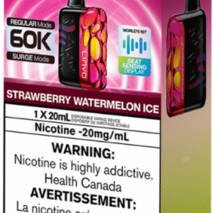linvo rave 60000 pro disposable vape strawberry watermelon ice
