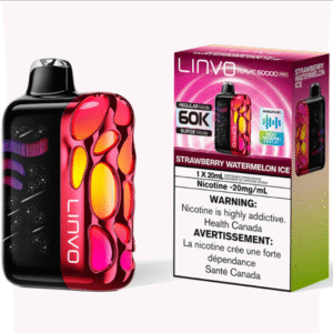 linvo rave 60000 pro disposable vape strawberry watermelon ice