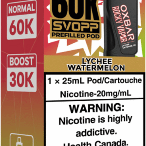 rocky vapor oxbar svopp 60k pod pack lychee watermelon