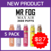 MR FOG MAX AIR – 3600 PUFFS – 5 PACK import placeholder for 69878