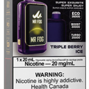mr fog nova 36k disposable vape triple berry ice