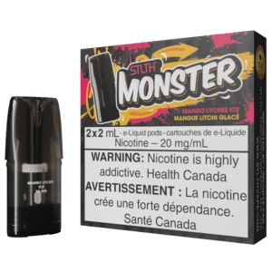 stlth monster pod pack mango lychee ice
