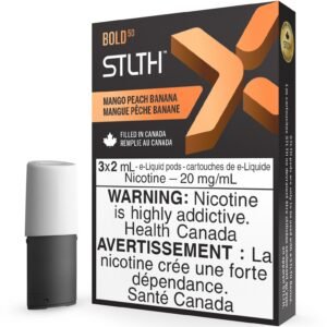 stlth x pod pack mango peach banana