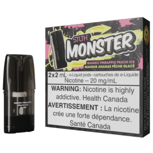 stlth monster pod pack mango pineapple peach ice