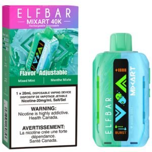 elf bar mixart 40k disposable vape mixed mint