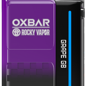 rocky vapor oxbar m20k disposable vape grape gb
