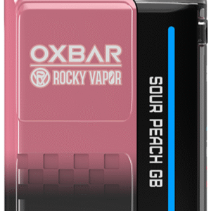 rocky vapor oxbar m20k disposable vape sour peach gb