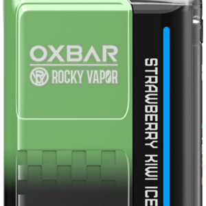 rocky vapor oxbar m20k disposable vape strawberry kiwi ice