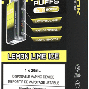 rocky vapor oxbar m20k disposable vape lemon lime ice