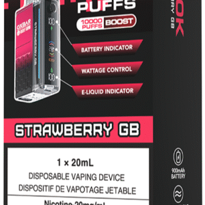 rocky vapor oxbar m20k disposable vape strawberry gb