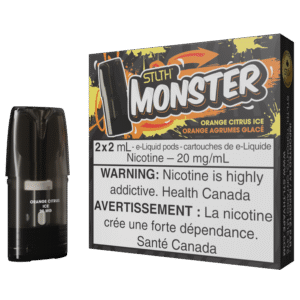 stlth monster pod pack orange citrus ice